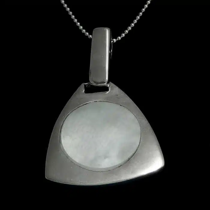 Incentre Circle Triangle Necklace Silver Unity Pendant necklace