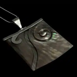 Handmade Silver Shell necklace