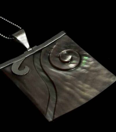 Handmade Silver Shell necklace