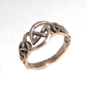 Bronze copper Celtic Ring