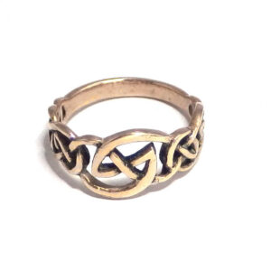 Bronze copper Celtic Ring