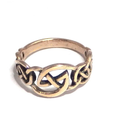 Bronze copper Celtic Ring