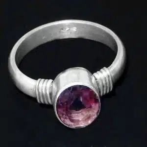 Sterling silver amethyst ring