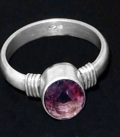 Sterling silver amethyst ring