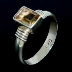 Sterling silver Citrine ring
