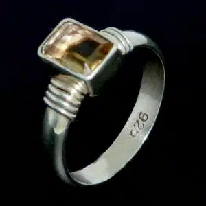 Sterling silver Citrine ring