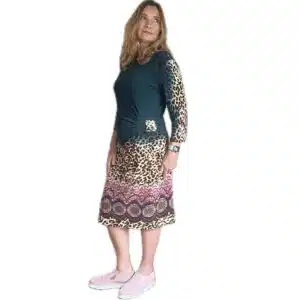 Knee length winter dress