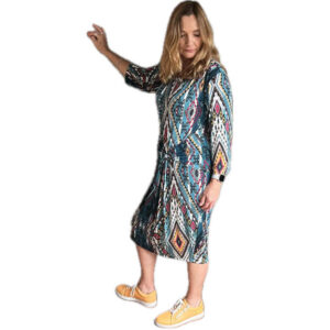 Knee length 3/4 sleeve dress